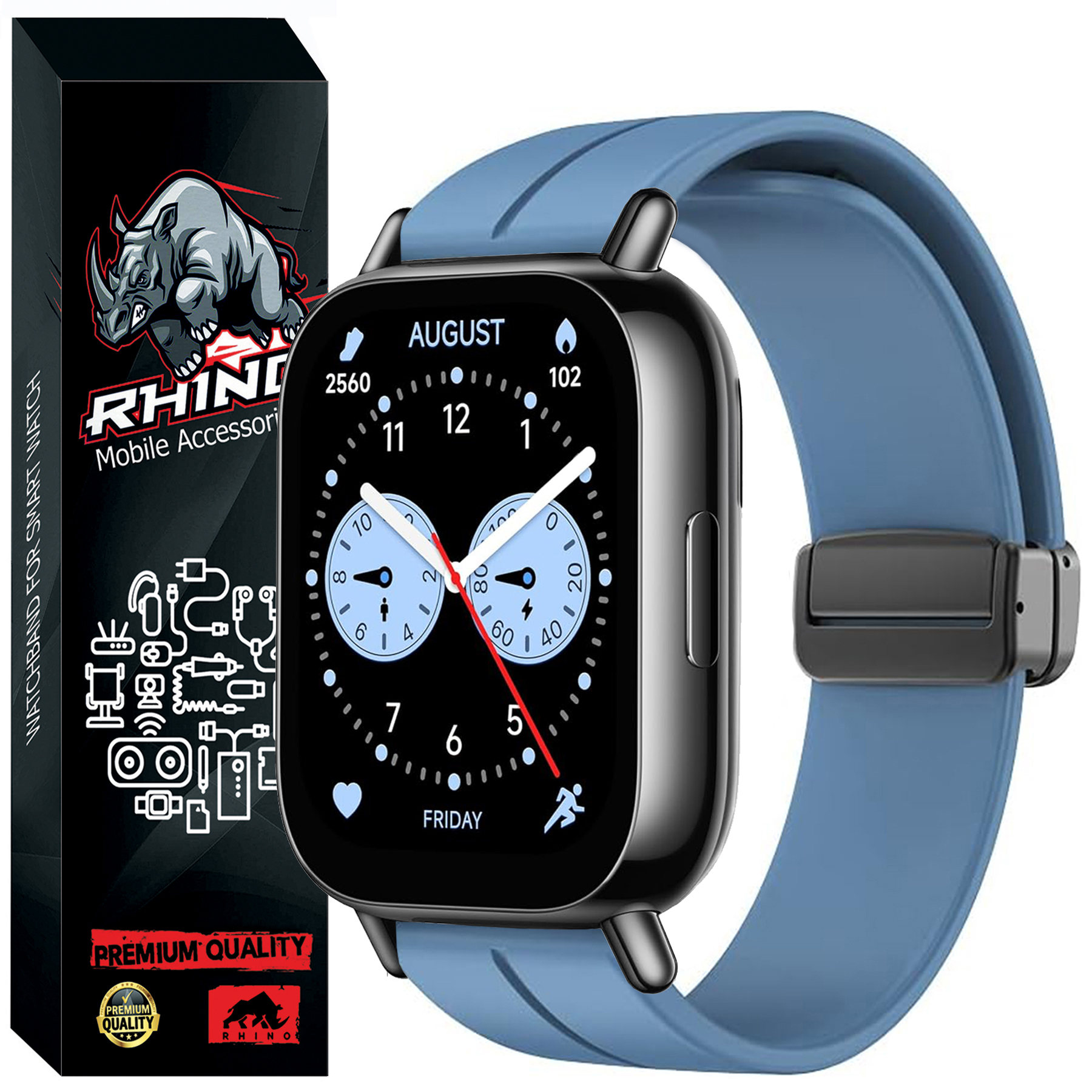 بند راینو مدل Magnetic مناسب برای ساعت هوشمند شیائومی Redmi Watch 5 Lite - Image 2