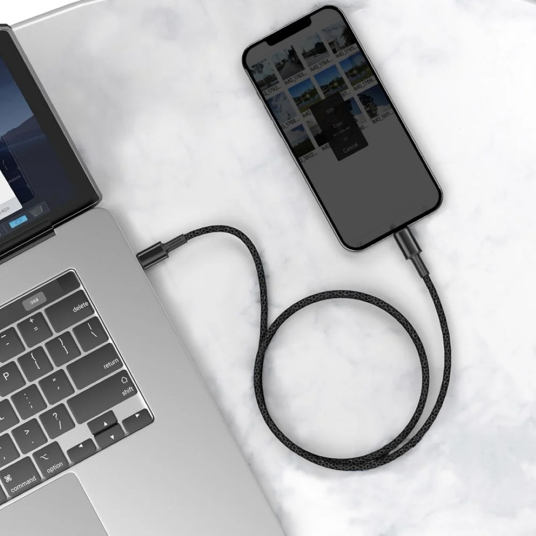 کابل تبدیل USB-C به لایتنینگ باسئوس مدل High Density 20W طول ۱ متر - Image 11