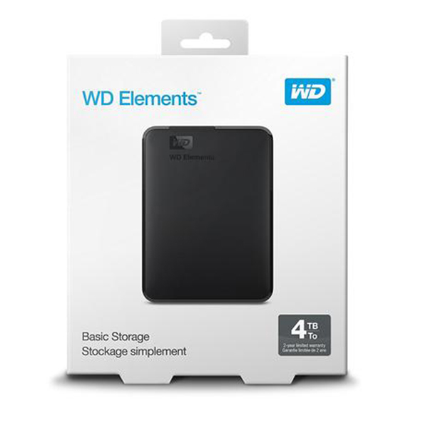 هارد اکسترنال وسترن دیجیتال مدل Elements ظرفیت چهار ترابایت دارای رابط USB Type-A 3.2 - Image 7