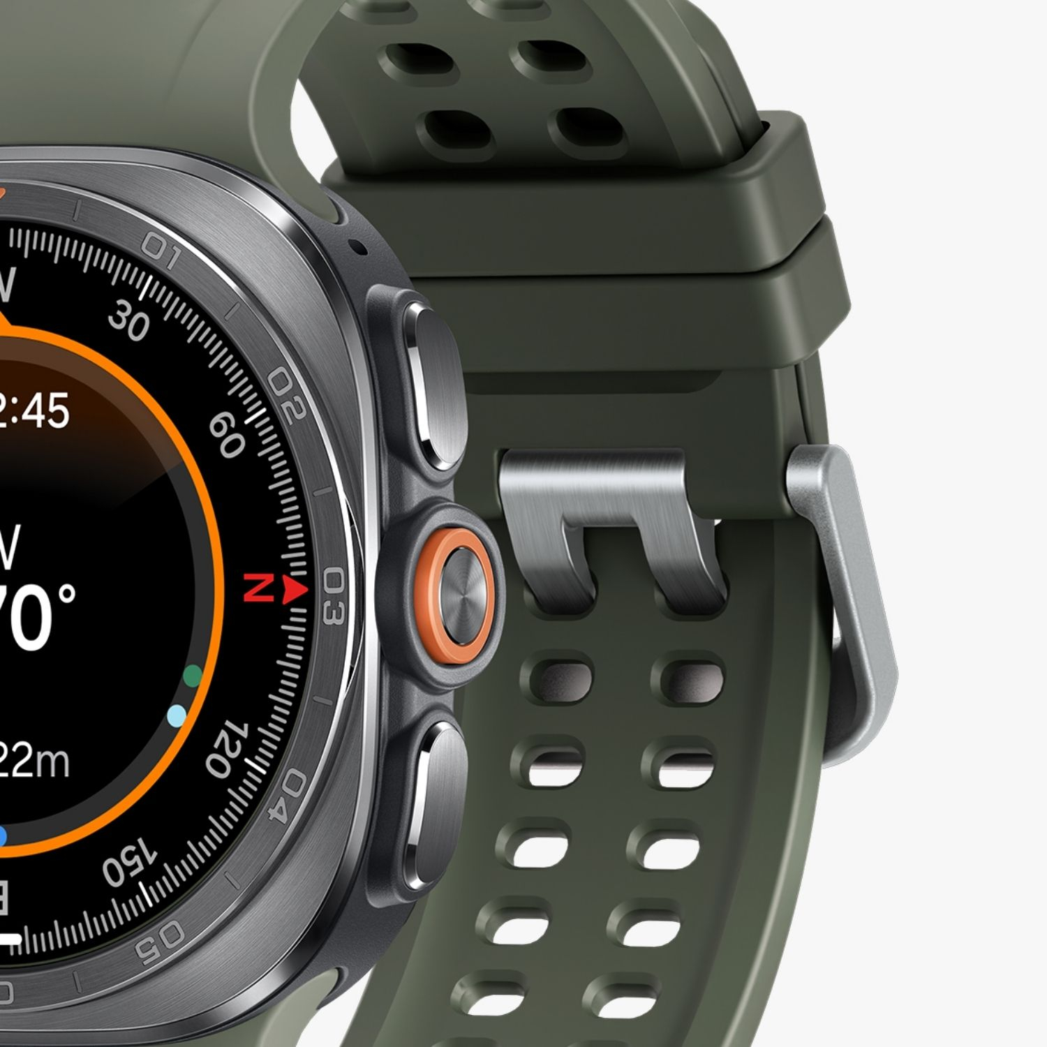 ساعت هوشمند 47 میلیمتری سامسونگ مدل Galaxy Watch Ultra 2 با بند لاستیکی - Image 5
