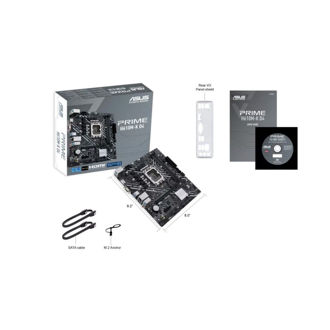 مادربرد ایسوس مدل PRIME H610M-K D4 - Image 7