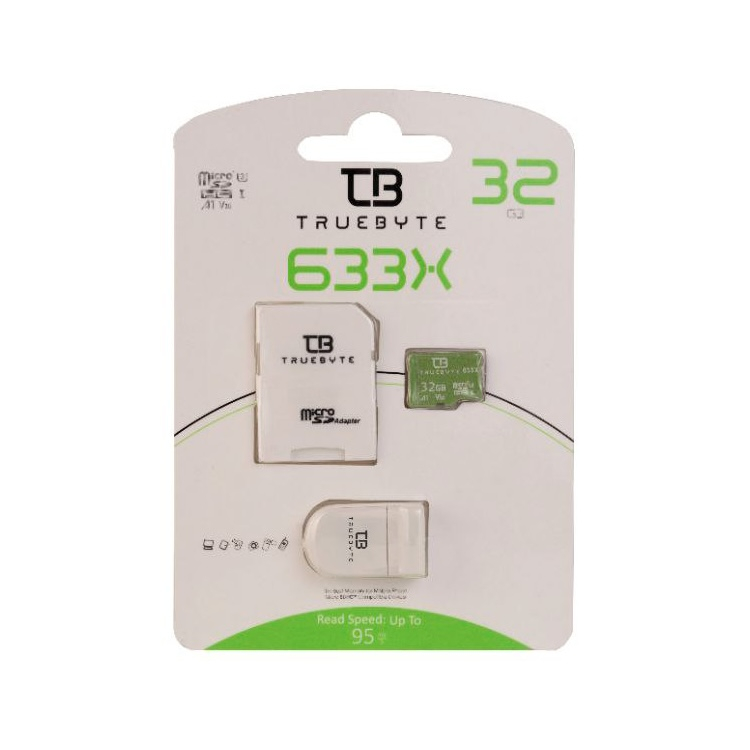 کارت حافظه microSDHC تروبایت مدل A1-V30-633X کلاس 10 استاندارد UHS-I U3 سرعت UHS-I U3 سرعت 95MBps ظرفیت 32 گیگابایت به همراه آداپتور SD و کارت خوان - Image 5