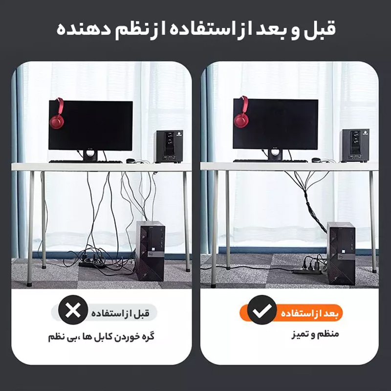 جمع کننده کابل مک دودو مدل VS-096 طول 1 متر - Image 11