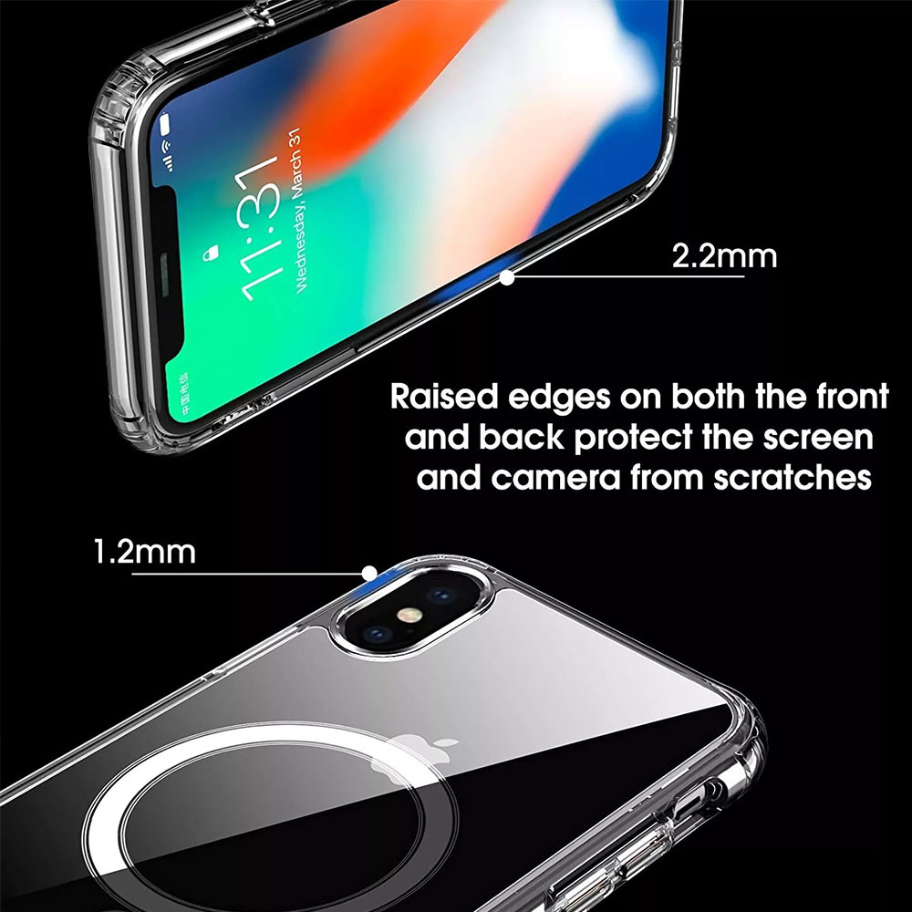 کاور مسیر مدل Silicone Magnetic Magsafe مناسب برای گوشی موبایل اپل iPhone x xs - Image 5