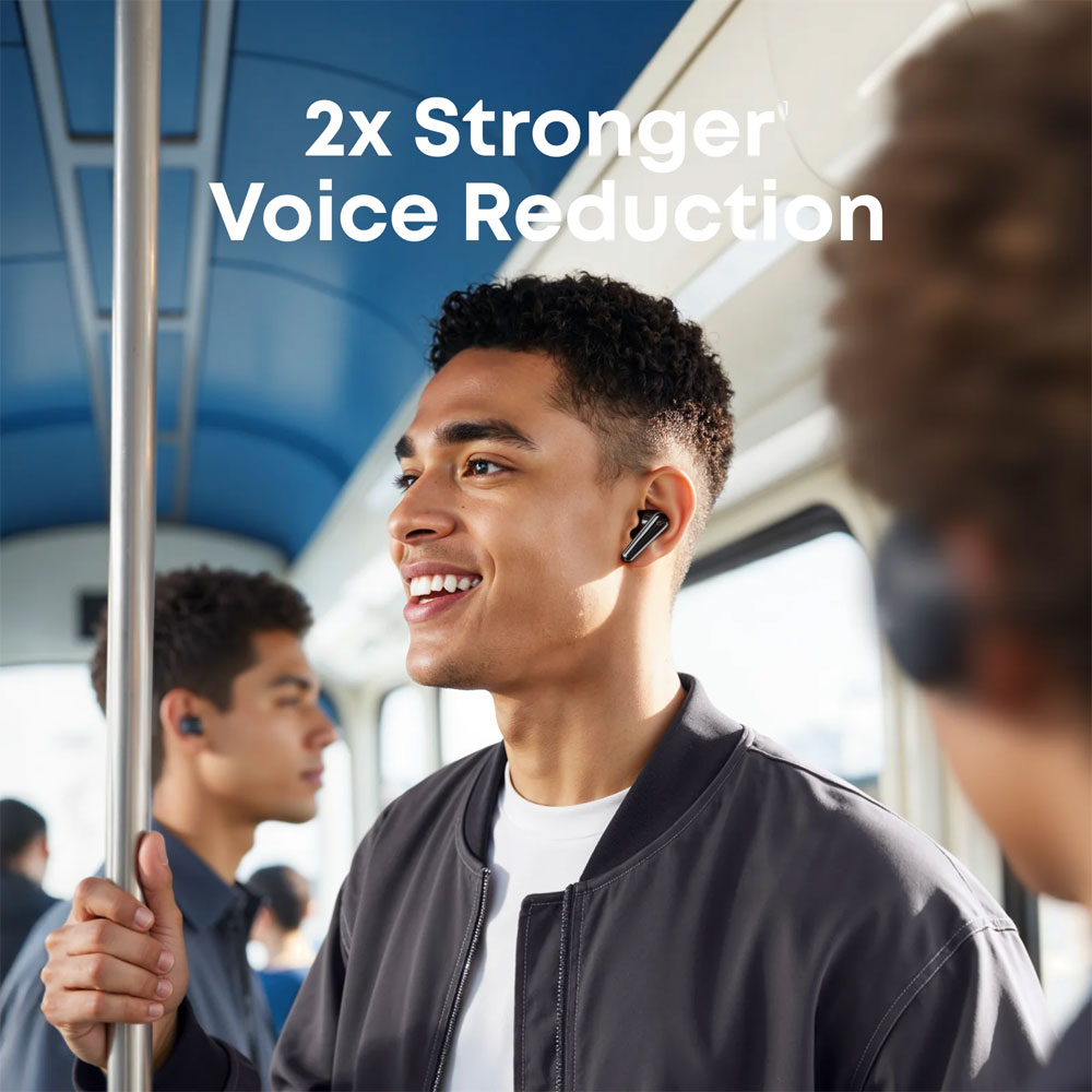 هدفون بلوتوثی انکر مدل Soundcore Liberty 5 با نویز کنسلینگ فعال (ANC)، درگاه شارژ USB Type-C، تا 30 ساعت زمان پخش موسیقی، دارای سنسور نوری داخل گوش و مقاوم در برابر رطوبت و عرق - Image 9