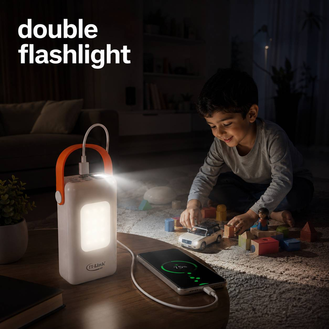 پاوربانک 22.5 وات آی تی لینک مدل Dual Light ظرفیت 30000 میلیآمپرساعت - Image 3