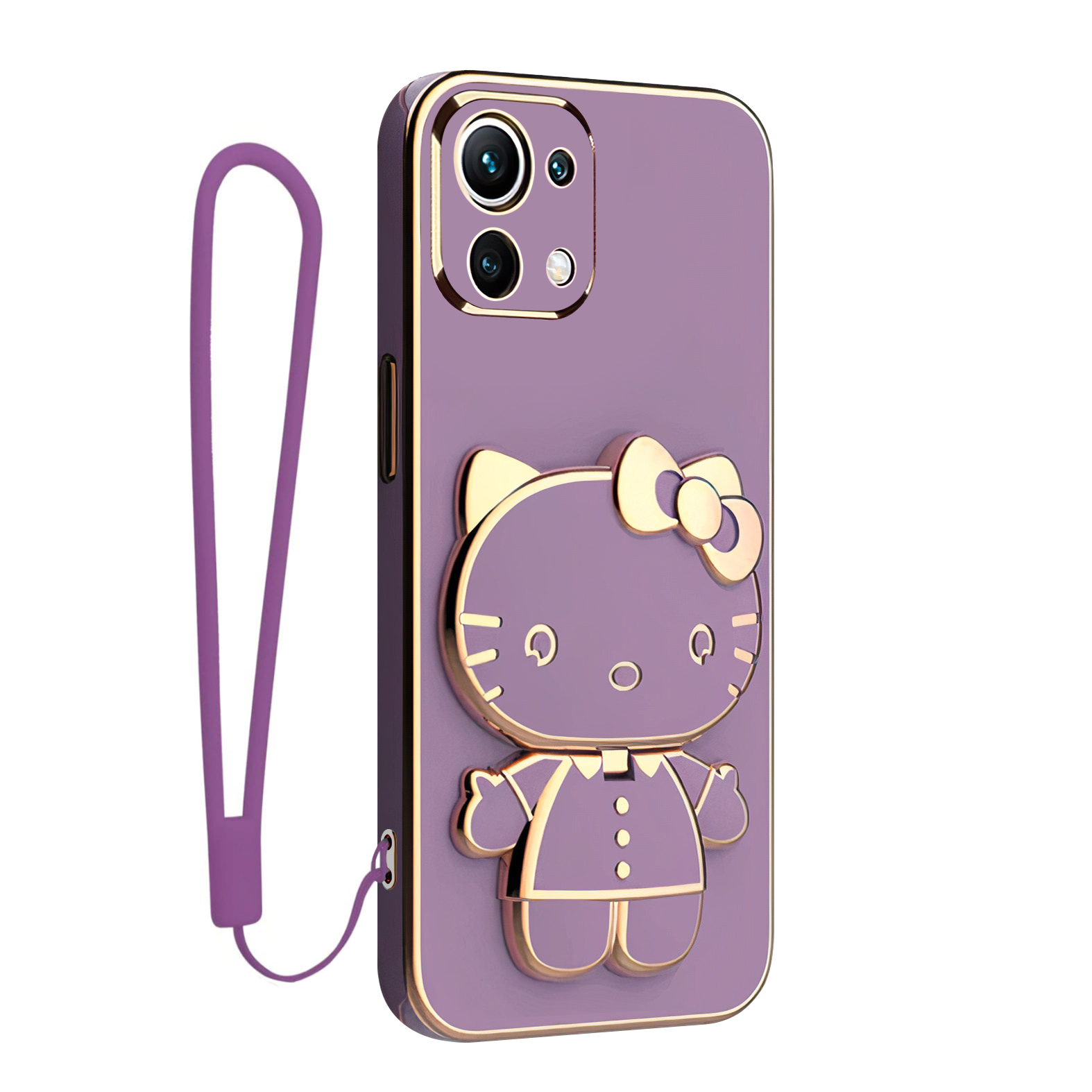 کاور اسپارتان مدل Kitty مناسب برای گوشی موبایل شیائومی Mi 11 Lite / Mi 11 Lite NE / Mi 11 Lite 5G به همراه بند نگهدارنده - Image 8