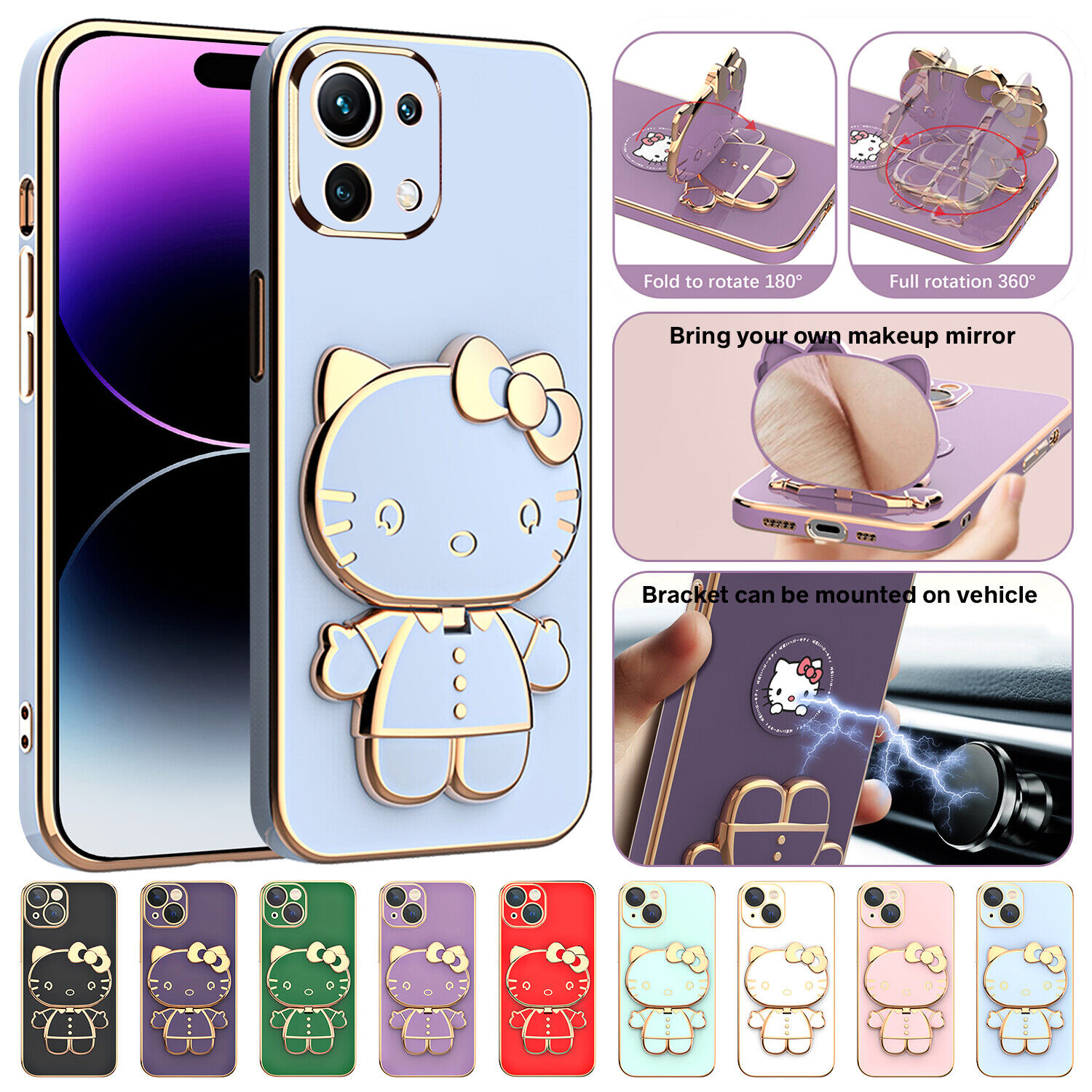کاور اسپارتان مدل Kitty مناسب برای گوشی موبایل شیائومی Mi 11 Lite / Mi 11 Lite NE / Mi 11 Lite 5G به همراه بند نگهدارنده - Image 11