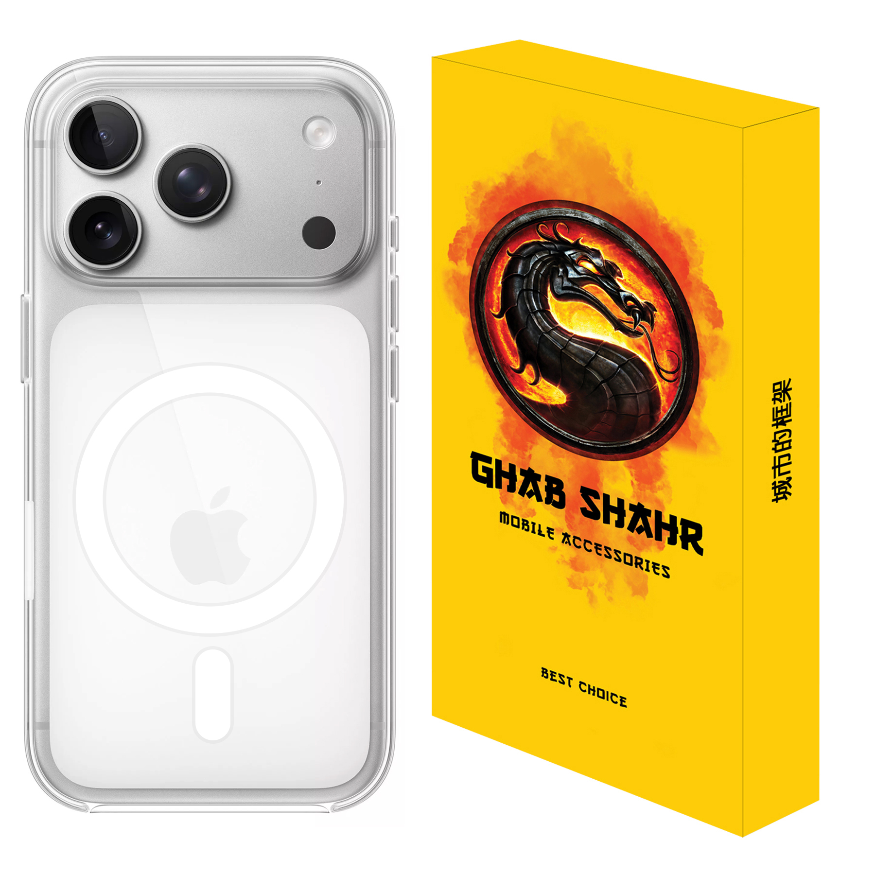 کاور قاب شهر مدل MGSAFE مناسب برای گوشی موبایل اپل iPhone 17 Pro Max