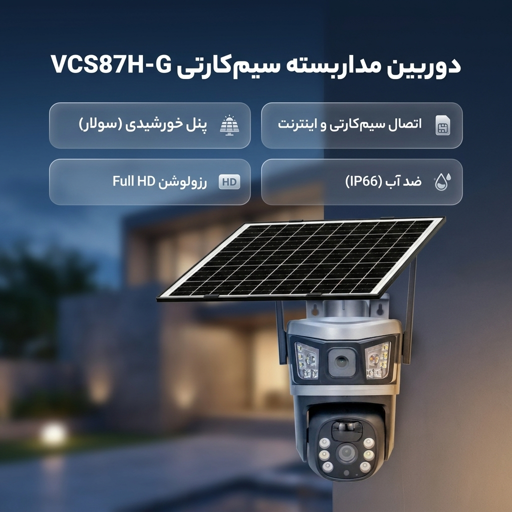 دوربین مداربسته تحت شبکه مدل VCS87H-G - Image 28