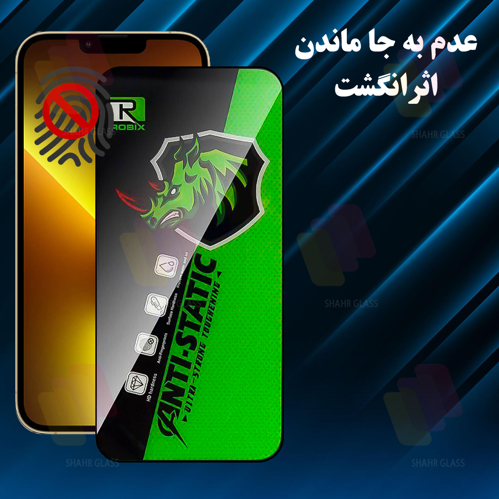 محافظ صفحه نمایش شهر گلس مدل ROBIXS مناسب برای گوشی موبایل سامسونگ Galaxy S24 Ultra 5G - Image 8