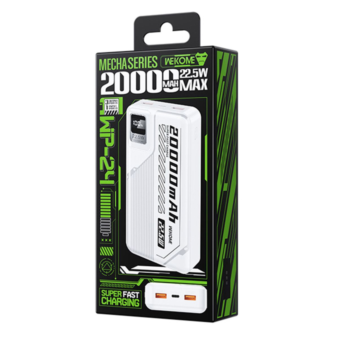 پاوربانک 22.5 وات ویکام مدل WP-24 ظرفیت 20000 میلیآمپرساعت - Image 4