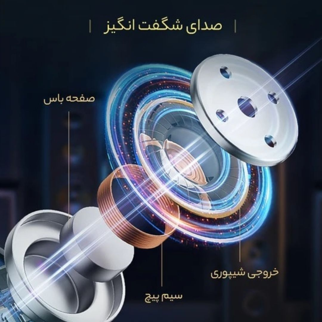 هدفون بلوتوثی پی ام ام مدل PM1OO - Image 4