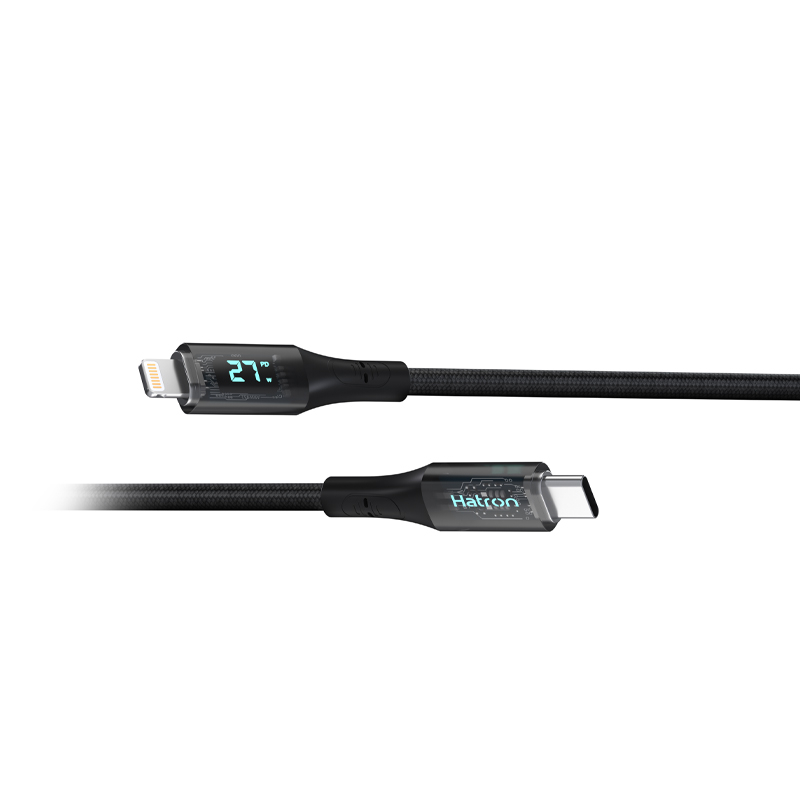 کابل تبدیل USB-C به لایتنینگ هترون مدل HC612IDB طول 1 متر - Image 2