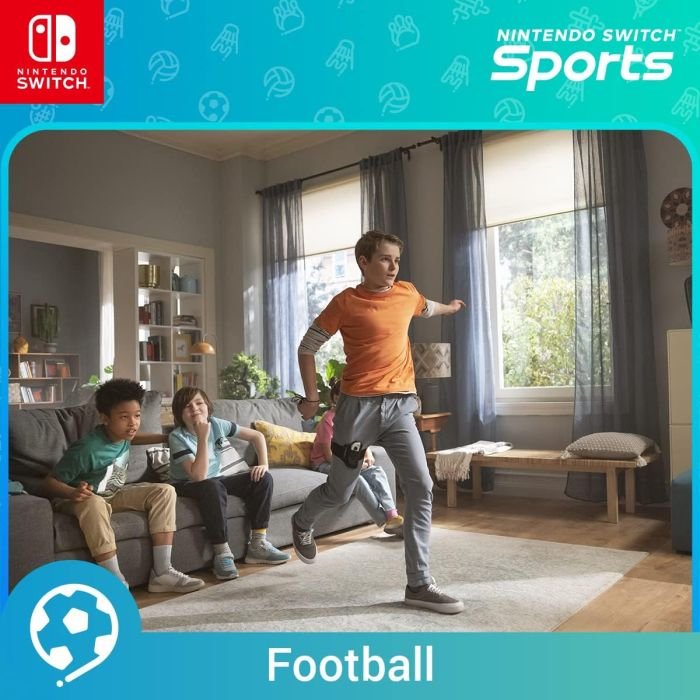 بازی Nintendo Switch Sports مخصوص نینتندو سوئیچ به همراه Leg Grip - Image 3