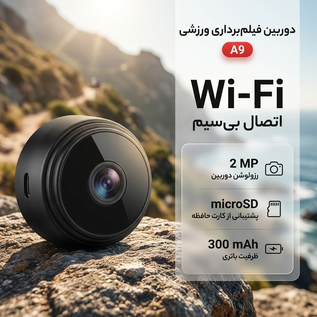 دوربین فیلم برداری ورزشی مدل A9 - Image 2
