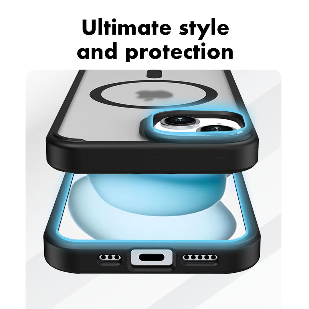 کاور گوف مدل Clear Magnetic-B مناسب برای گوشی موبایل اپل IPHONE 15 - Image 4