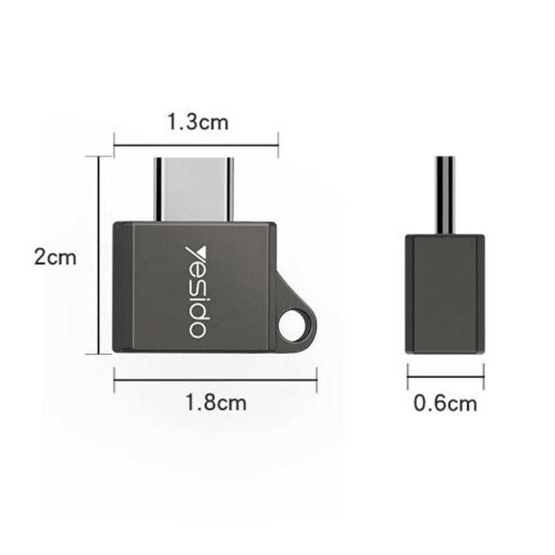 مبدل OTG USB-C به USB یسیدو مدل GS08 - Image 9