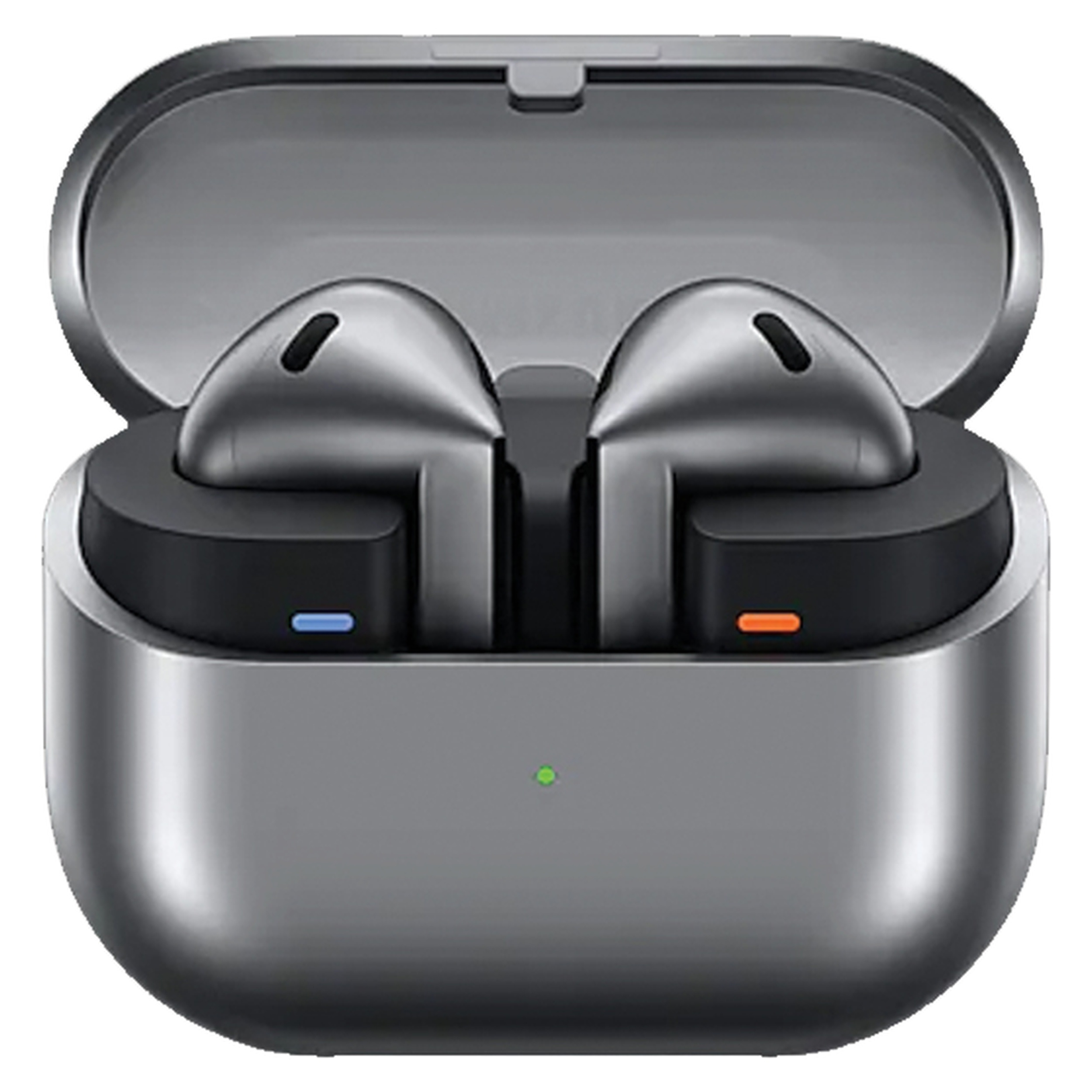 هدفون بلوتوثی سامسونگ مدل Galaxy Buds3 با نویز کنسلینگ فعال (ANC)، نویز کنسلینگ میکروفون (ENC)، درگاه شارژ USB Type-C، با قابلیت اتصال به چند دستگاه، دارای قابلیت صدای 360 درجه، Galaxy AI، میکروفون سه گانه، پشتیبانی از فرمان لمسی، ضد آب و گرد و غبار - Image 2