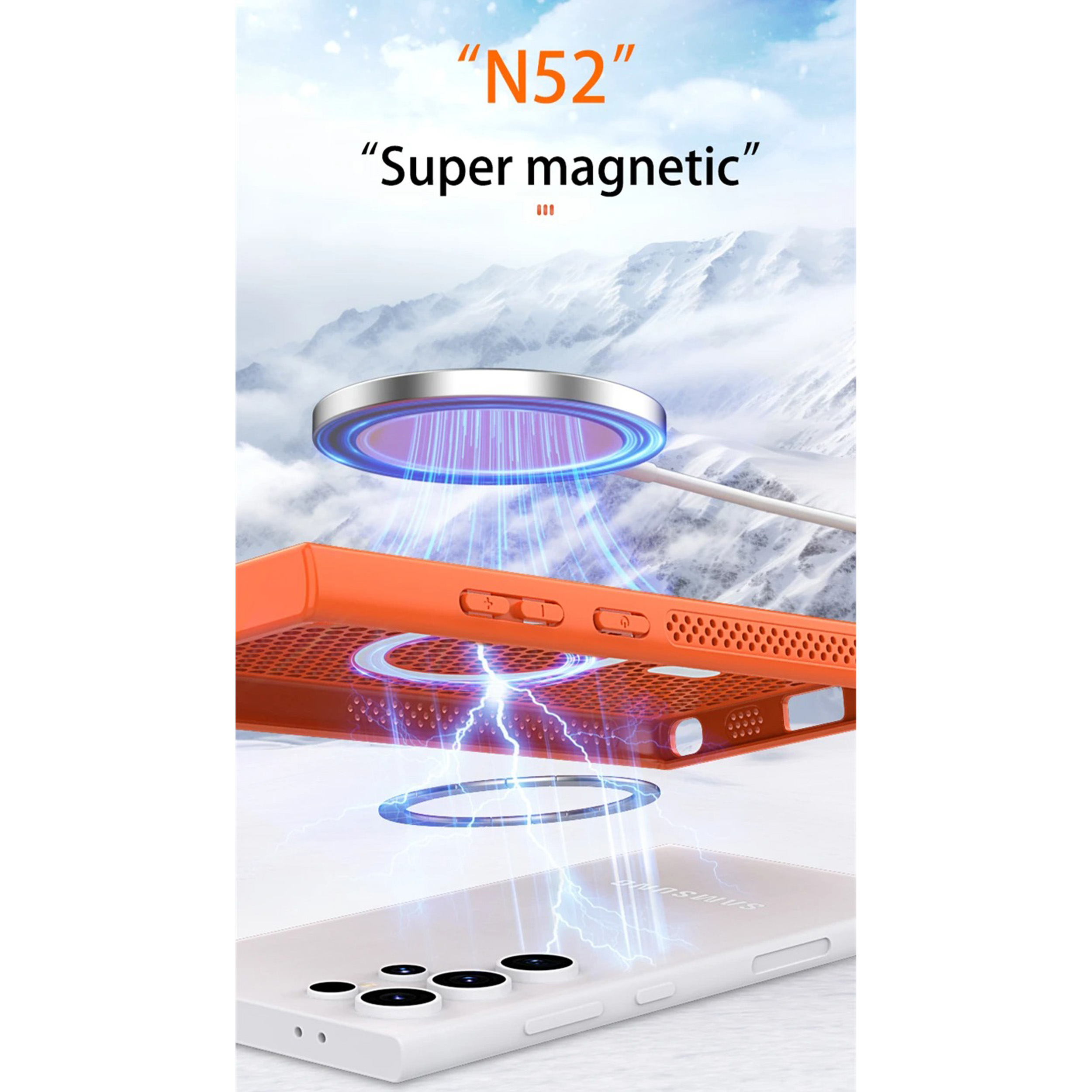 کاور سامورایی مدل Cooling مناسب برای گوشی موبایل سامسونگ Galaxy S24 Ultra - Image 12
