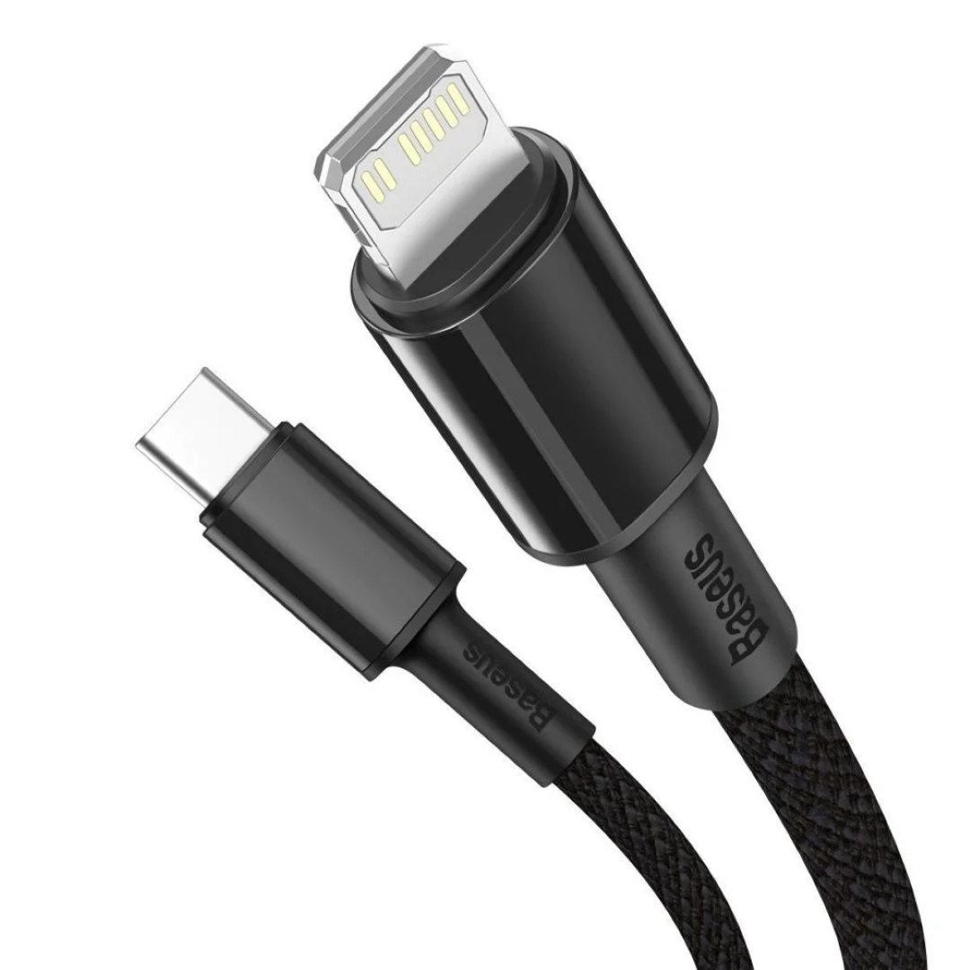 کابل تبدیل USB-C به لایتنینگ باسئوس مدل High Density 20W طول ۱ متر - Image 12