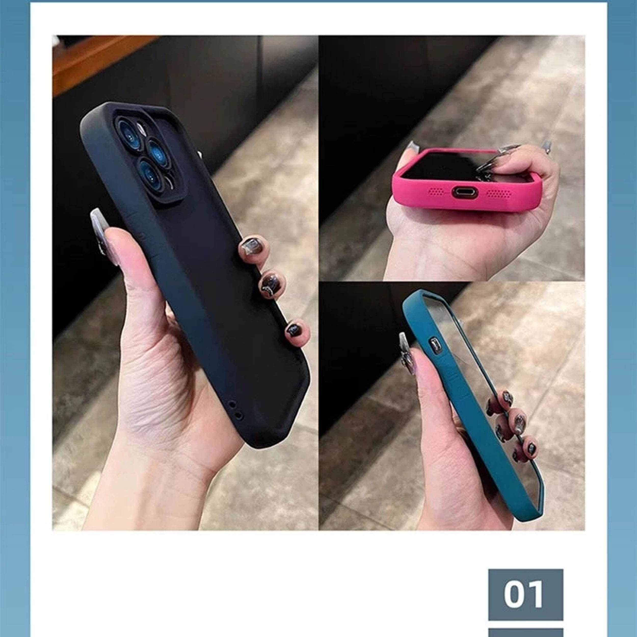 کاور موکولو مدل Silicone Puffer Strap مناسب برای گوشی موبایل اپل iPhone 13 به همراه بندآویز - Image 14