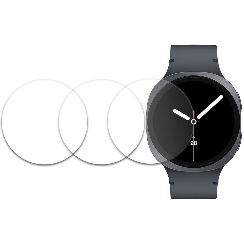 محافظ صفحه نمایش گوف مدل Tempered Glass مناسب برای ساعت هوشمند سامسونگ Galaxy Watch 8 40mm بسته سه عددی
