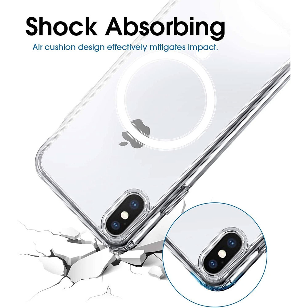 کاور مسیر مدل Silicone Magnetic Magsafe مناسب برای گوشی موبایل اپل iPhone x xs - Image 6