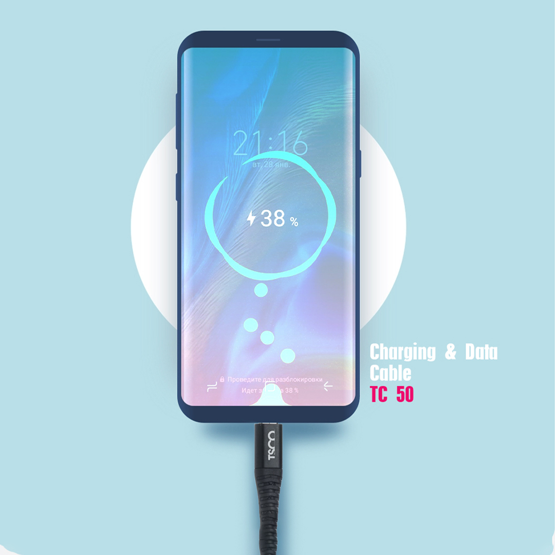 کابل تبدیل USB به microUSB تسکو مدل TC 50 طول 0.9 متر - Image 17