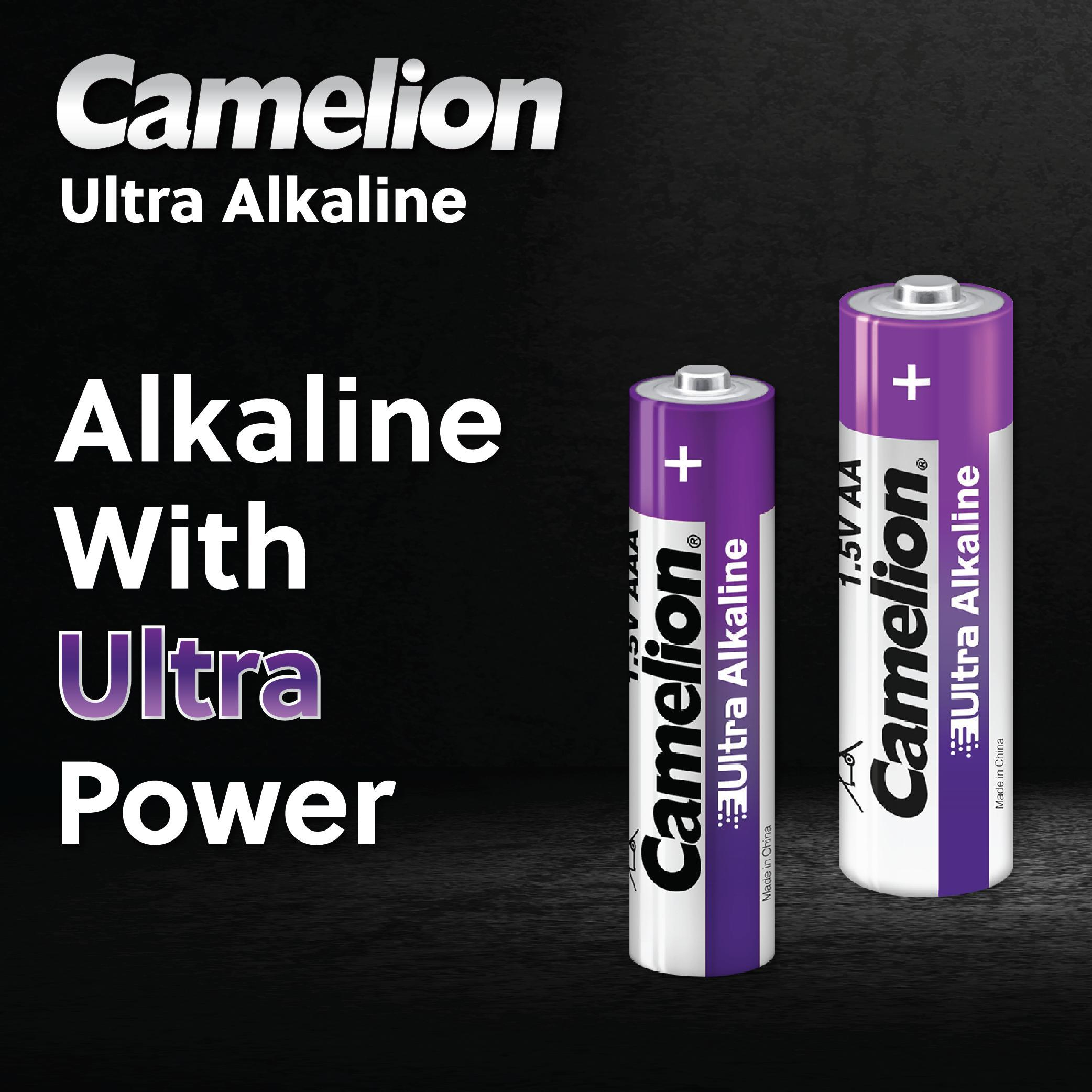 باتری نیم قلمی کملیون مدل Ultra Alkaline بسته چهار عددی - Image 6