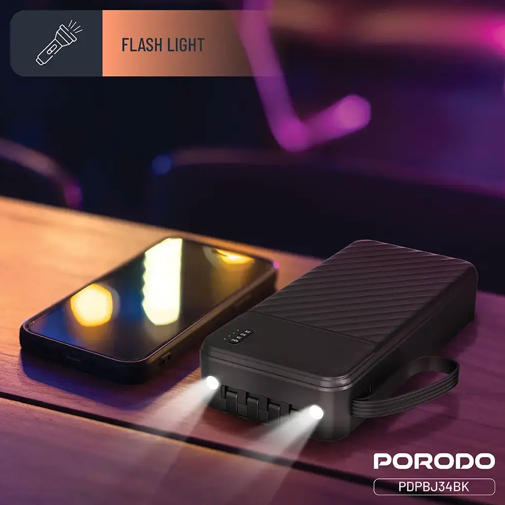 پاوربانک 10.5 وات پرودو مدل Piano PDPBJ34BK ظرفیت 20000 میلیآمپرساعت - Image 8