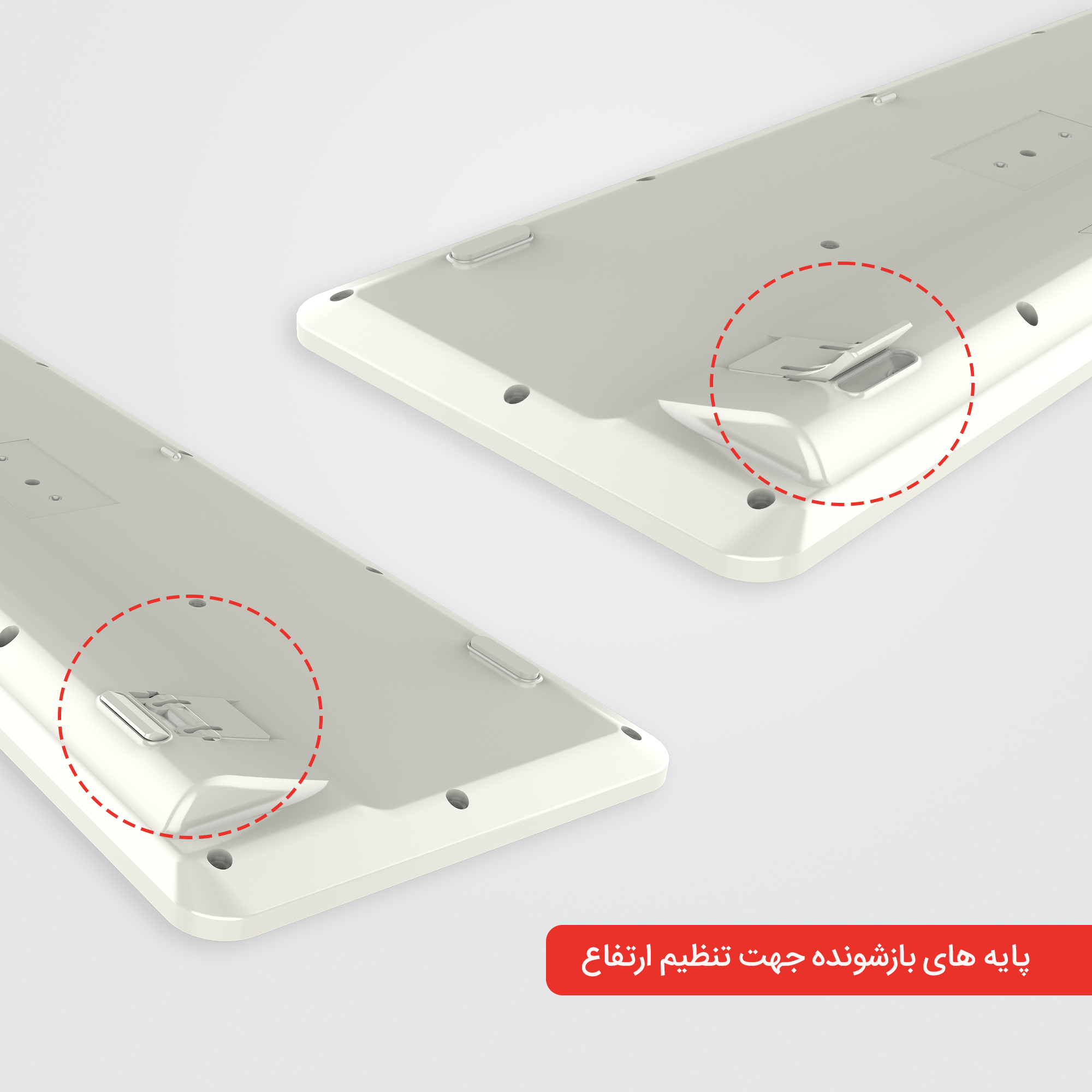 کیبورد ارگونومیک هترون مدل HK181 - Image 10