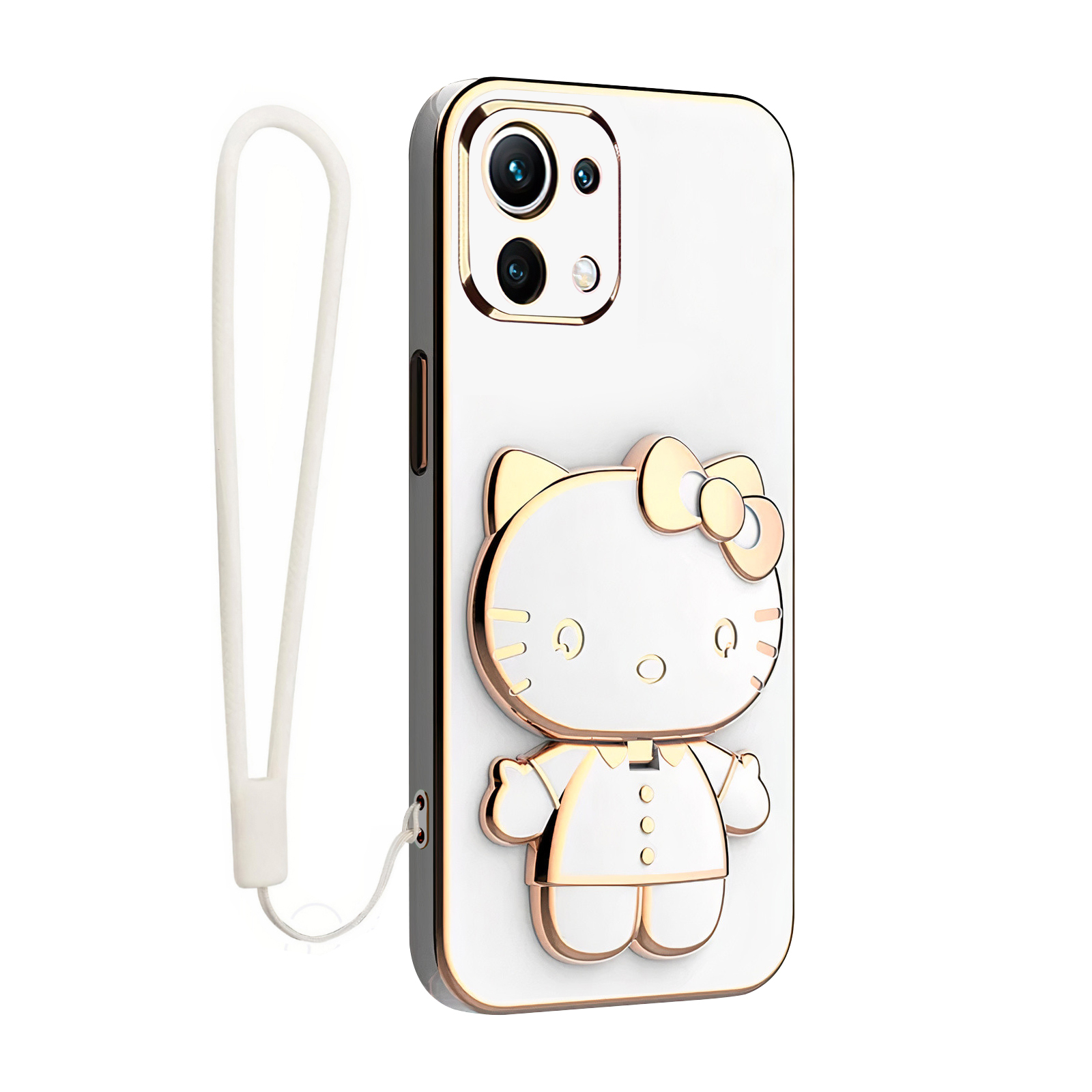 کاور اسپارتان مدل Kitty مناسب برای گوشی موبایل شیائومی Mi 11 Lite / Mi 11 Lite NE / Mi 11 Lite 5G به همراه بند نگهدارنده - Image 2