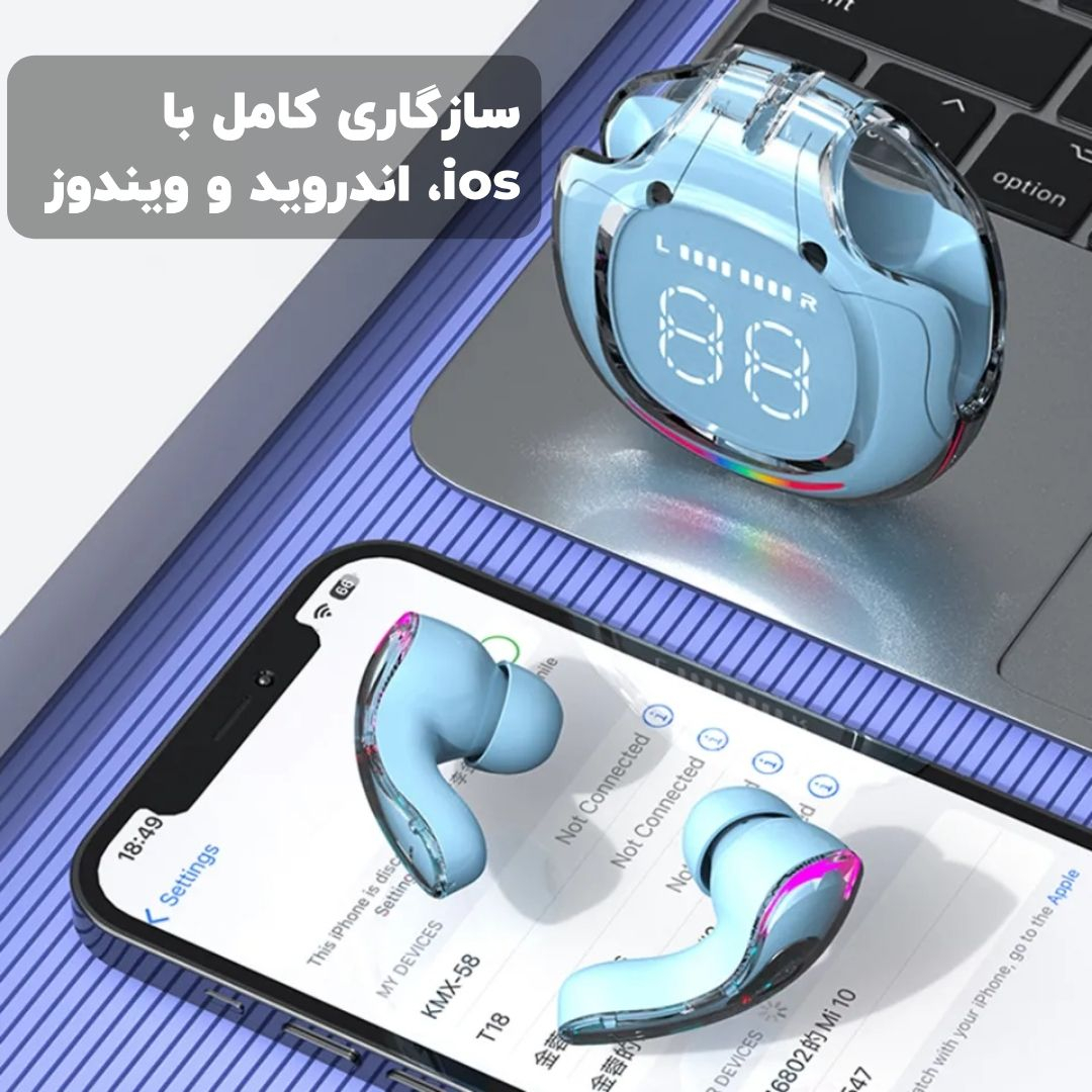 هدفون بلوتوثی روکا مدل RBT2OO - Image 8