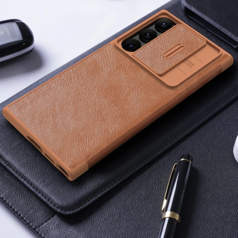 کیف کلاسوری نیلکین مدل Qin Pro Leather Case مناسب برای گوشی موبایل سامسونگ Galaxy S25 Ultra - Image 21