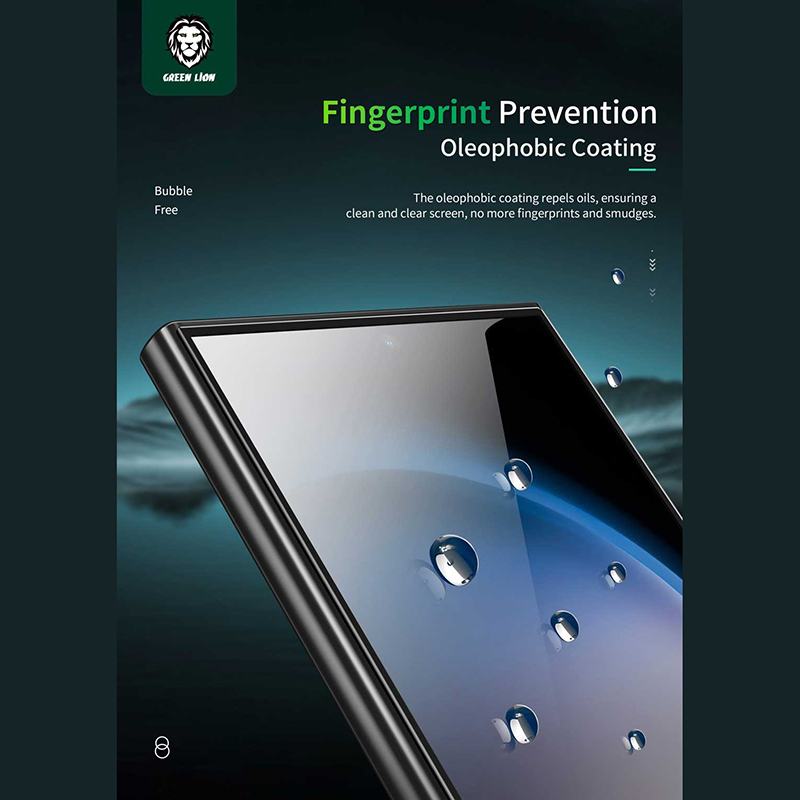 محافظ صفحه نمایش گرین لاین مدل 9H Crystal Shield مناسب برای گوشی موبایل سامسونگ Galaxy S24 Ultra - Image 3