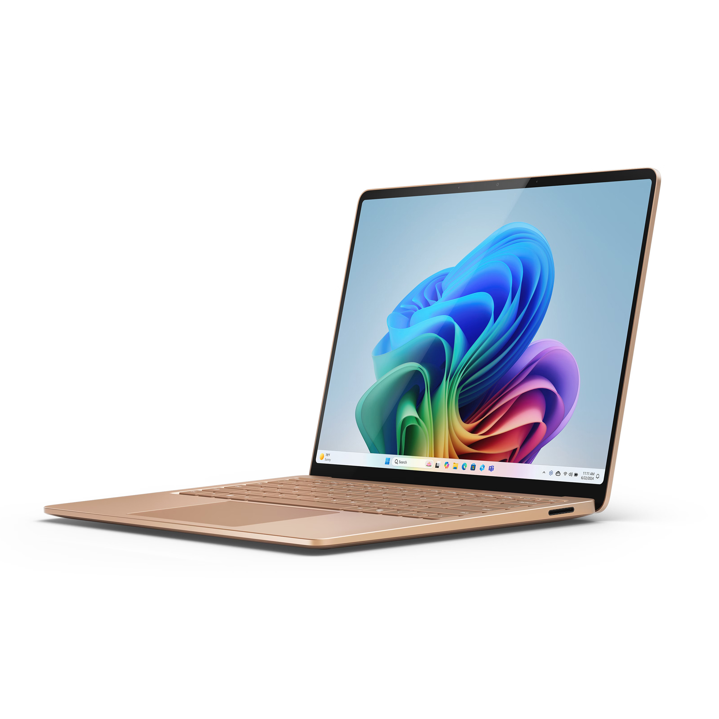 لپتاپ مایکروسافت مدل Surface Laptop 7 Copilot Plus PC با پردازنده Snapdragon X Plus، رم LPDDR5x 16GB، حافظه SSD با ظرفیت 256GB، نمایشگر لمسی 13.8 اینچ PixelSense Flow با نرخ بهروزرسانی 120Hz، دارای نور پسزمینه کیبورد - Image 4
