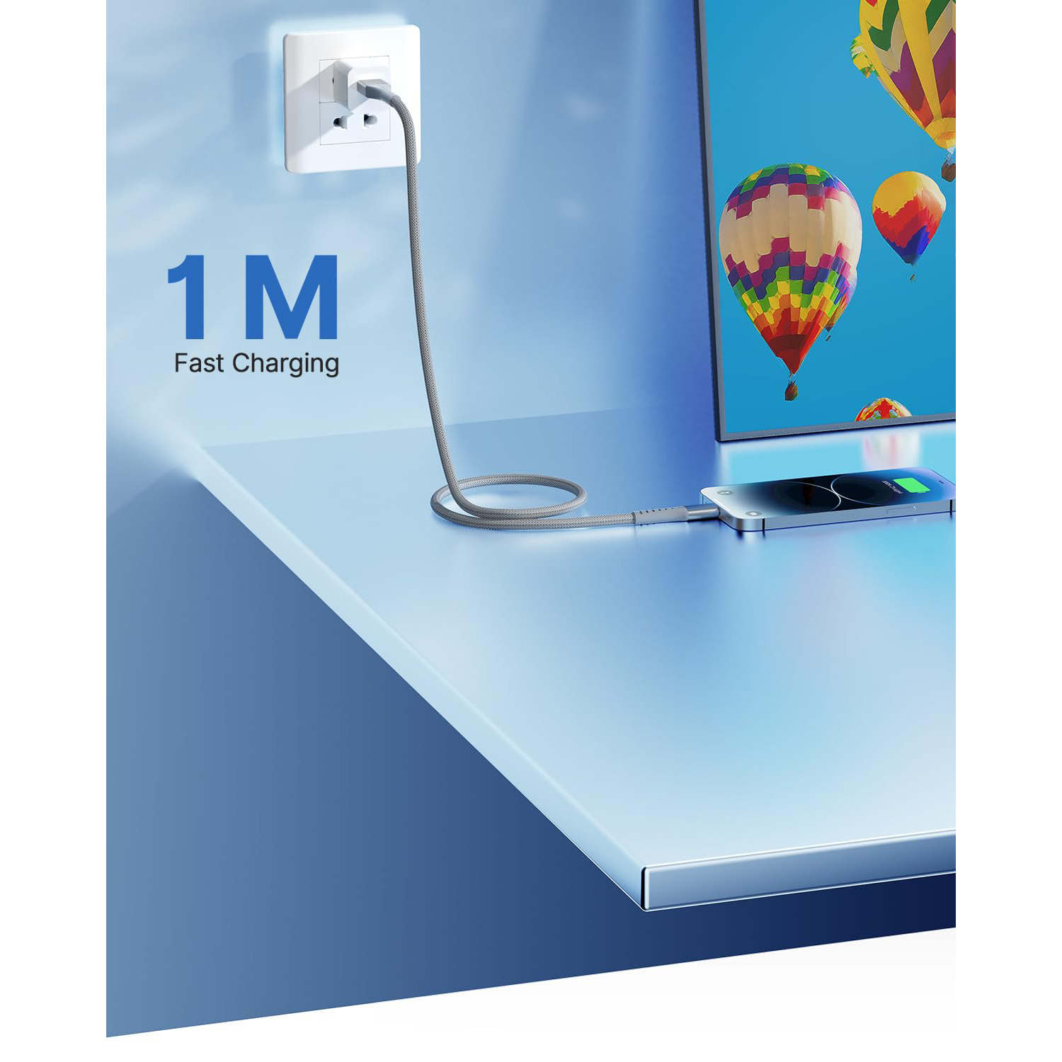 کابل تبدیل USB به لایتنینگ هزول مدل G22 طول 1 متر - Image 16