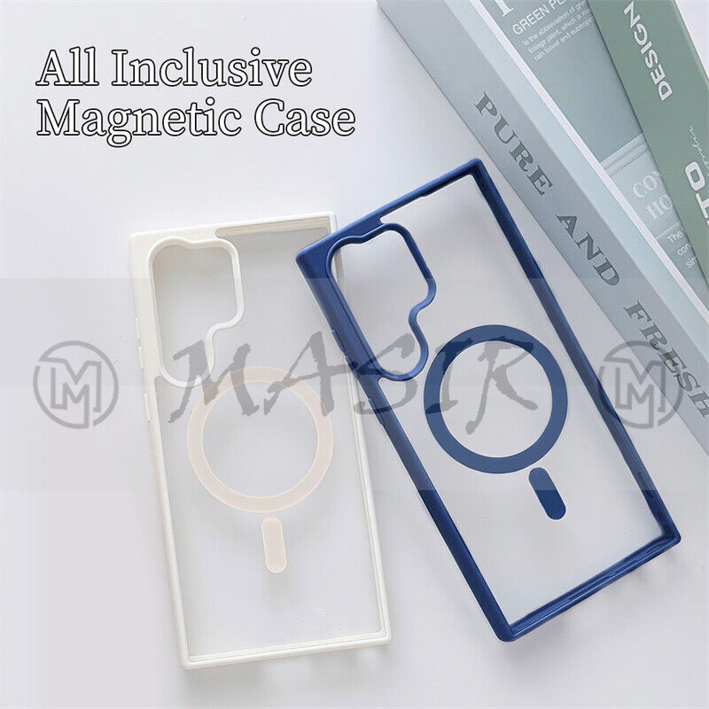 کاور مسیر مدل Silicone Magnetic Magsafe مناسب برای گوشی موبایل سامسونگ Galaxy S23 Ultra - Image 14