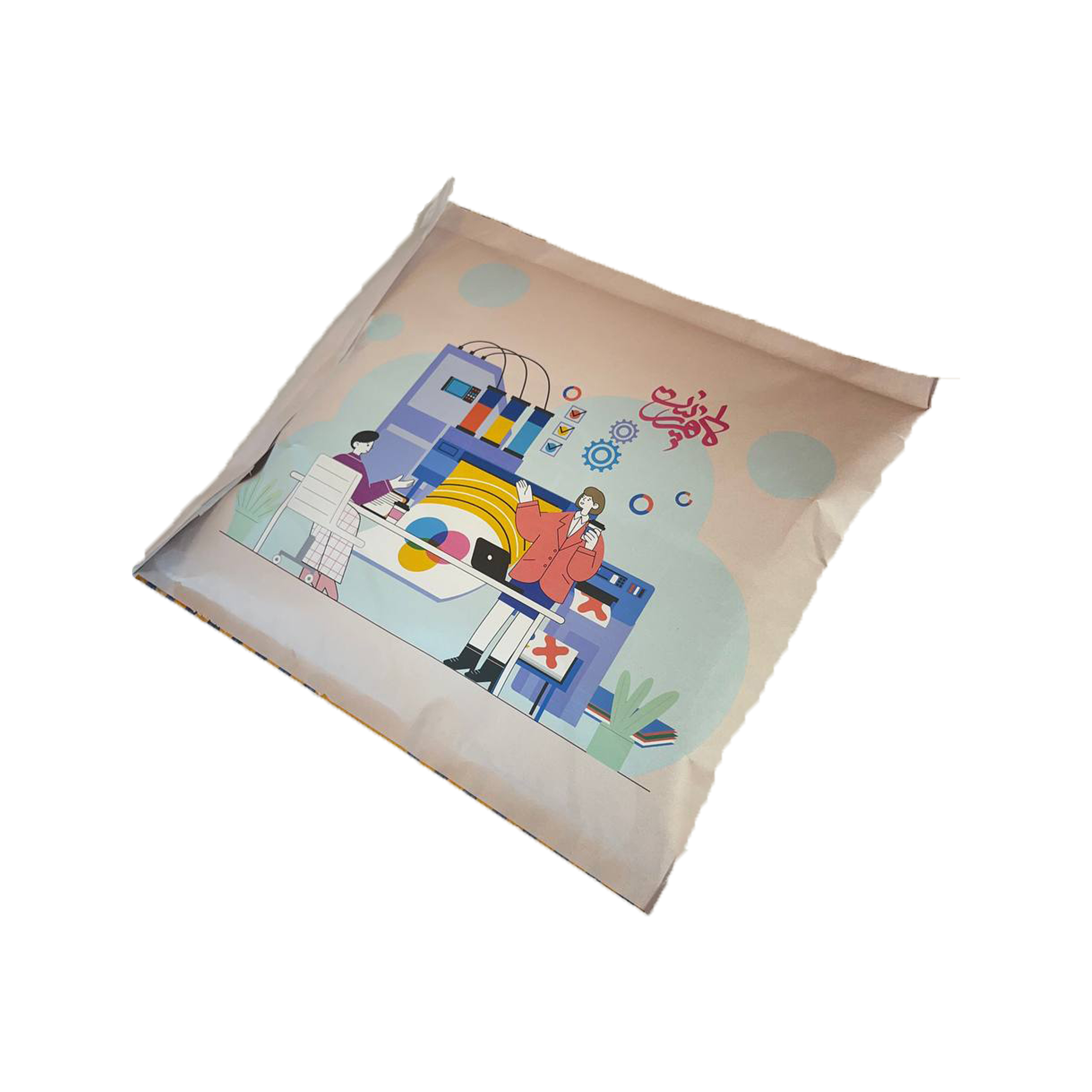 استیکر لپ تاپ کافه پرینت طرح باب اسفنجی کد A102 بسته 29 عددی - Image 3