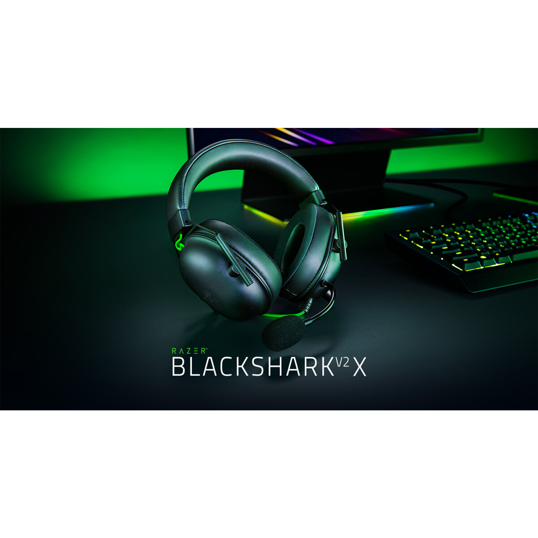 هدست گیمینگ ریزر مدل BlackShark V2 X با نویز کنسلینگ بدنه و نویز کنسلینگ میکروفون (ENC)، اتصال از طریق جک 3.5 میلیمتری، دارای صدای فراگیر 7.1 کاناله، دارای تکنولوژی صدای 360 درجه - Image 12