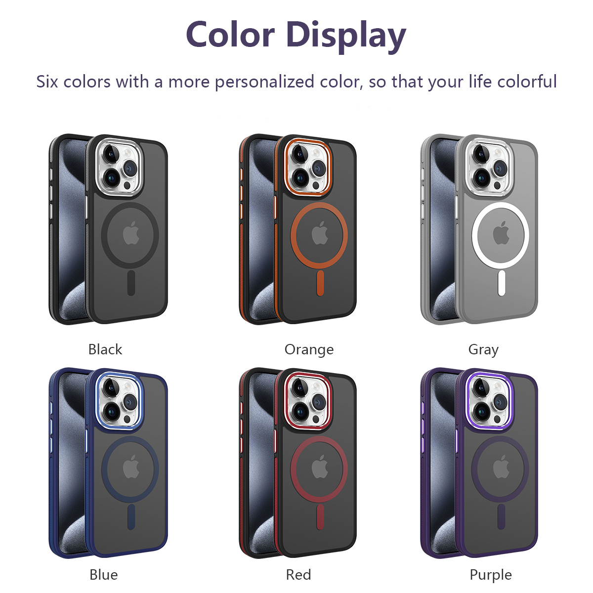 کاور مدل YC-1 Mag مناسب برای گوشی موبایل اپل iPhone 13 / 14 - Image 17
