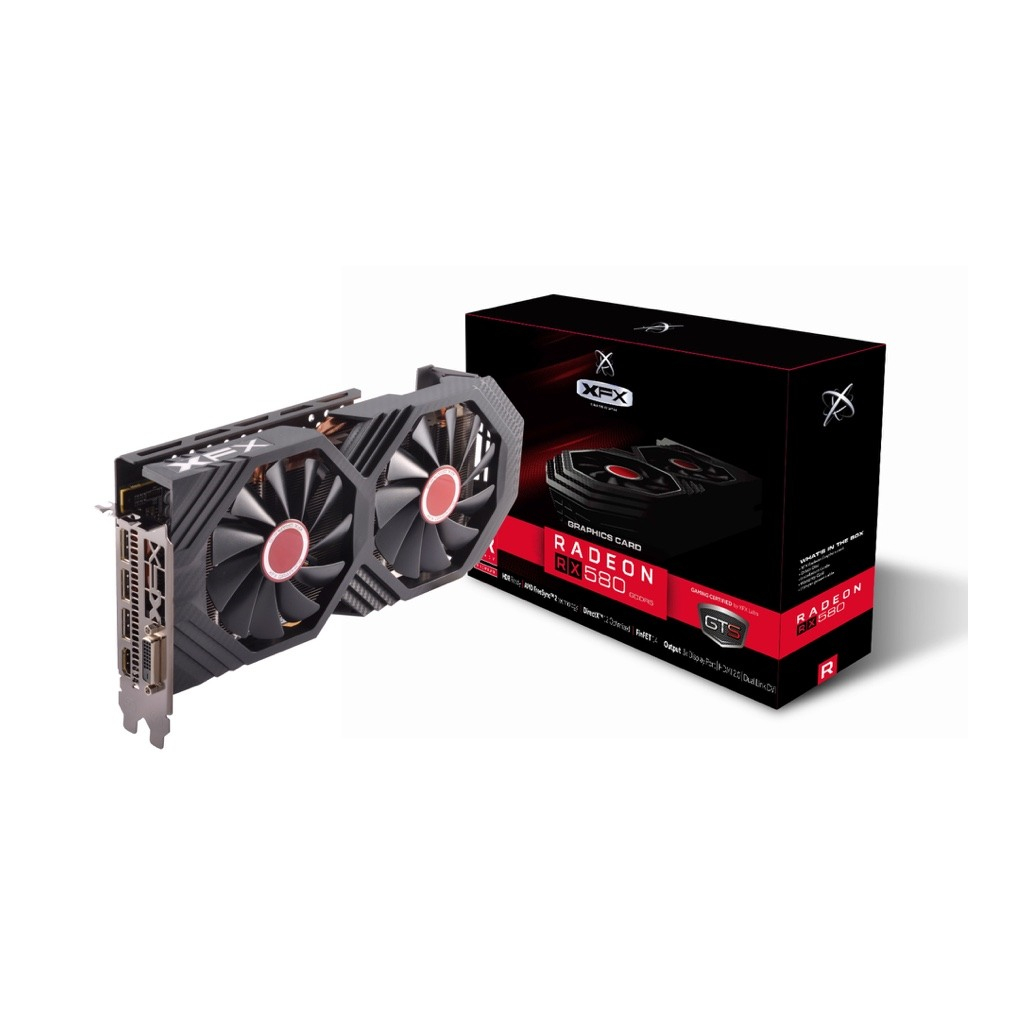 کارت گرافیک ایکس اف ایکس مدل RX 580 OC+ GTS 3X Black Edition 8GB - Image 3
