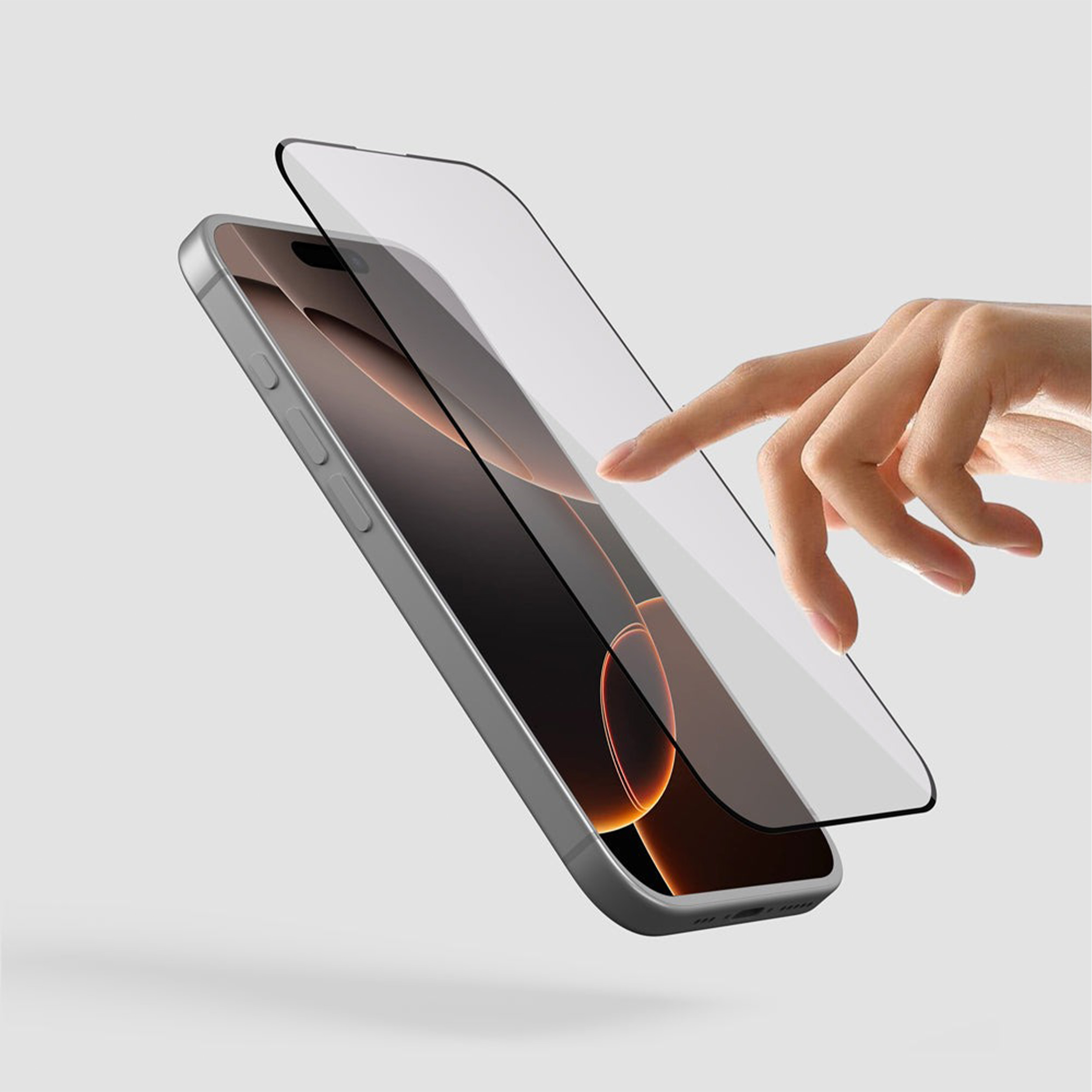 محافظ صفحه نمایش سامورایی مدل Glass Max مناسب برای گوشی موبایل اپل iPhone 16 Pro Max - Image 7