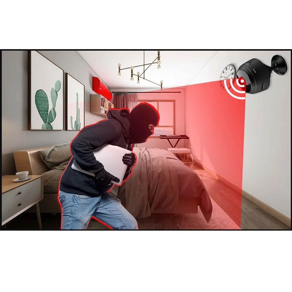 دوربین امنیتی بیسیم مدل A9 با رزولوشن 1080 HD، پشتیبانی از کارت حافظه TF تا 64 گیگابایت و سازگار با اندروید، iOS، ویندوز و مک OS X - Image 4