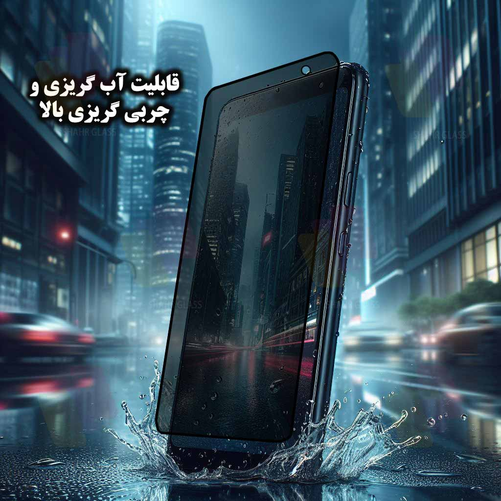 محافظ صفحه نمایش حریم شخصی شهر گلس مدل PRIVFULLS مناسب برای گوشی موبایل اپل iPhone 12 Pro / 12 - Image 3