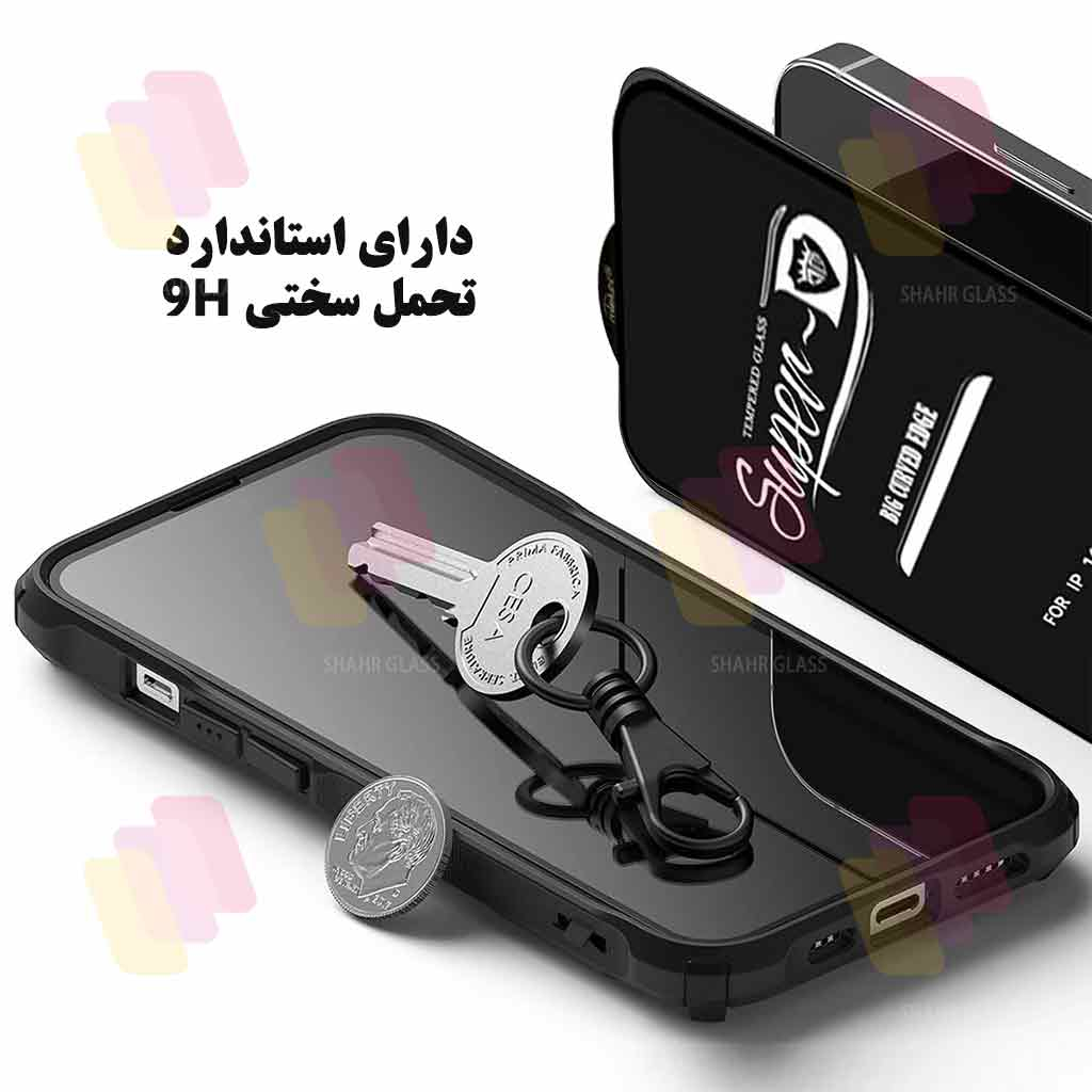 محافظ صفحه نمایش شهر گلس مدل SUPERDS مناسب برای گوشی موبایل اپل iPhone 15 Pro Max - Image 5