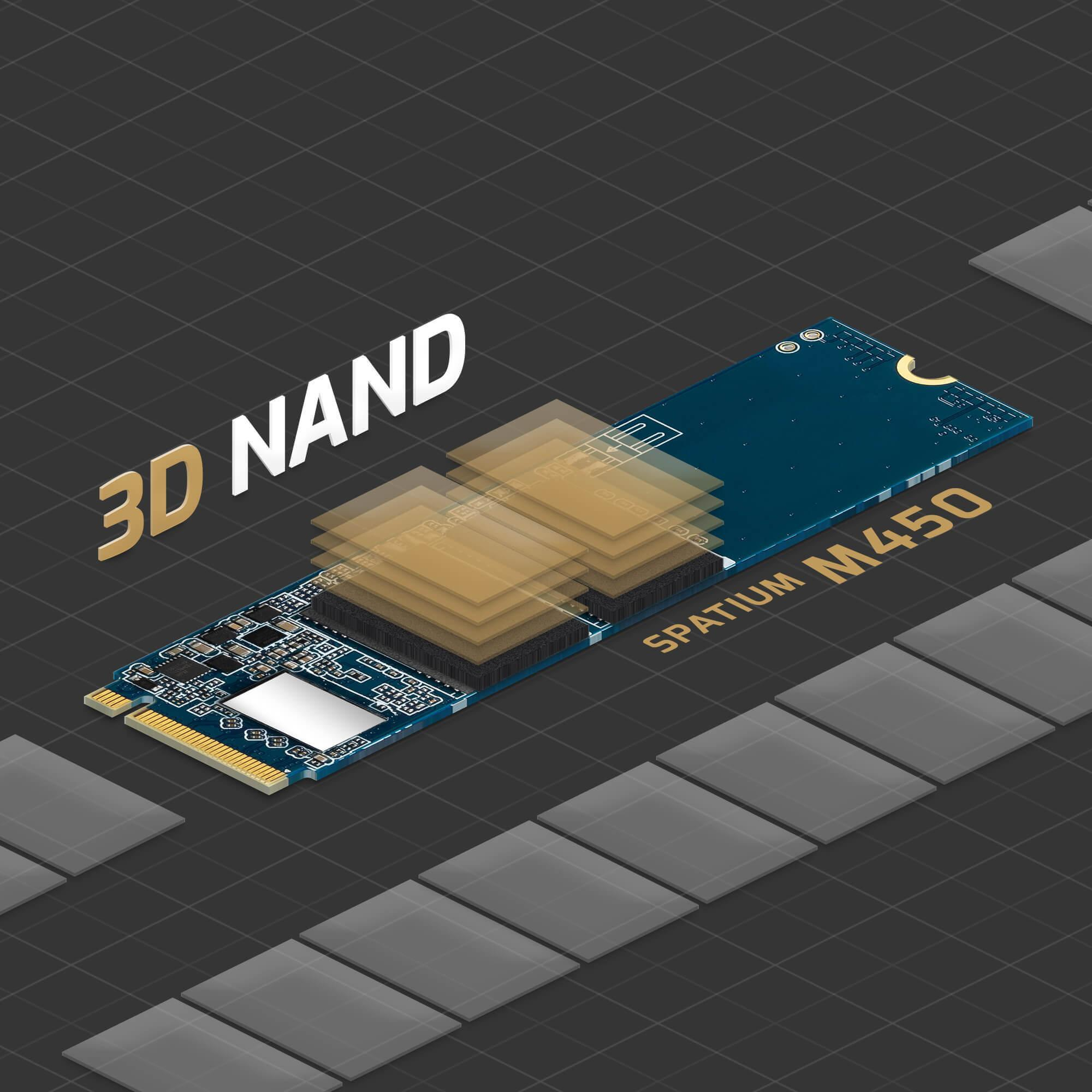 اس اس دی اینترنال PCIe Gen4 x4 ام اس آی مدل SPATIUM M450 ظرفیت 1 ترابایت - Image 5
