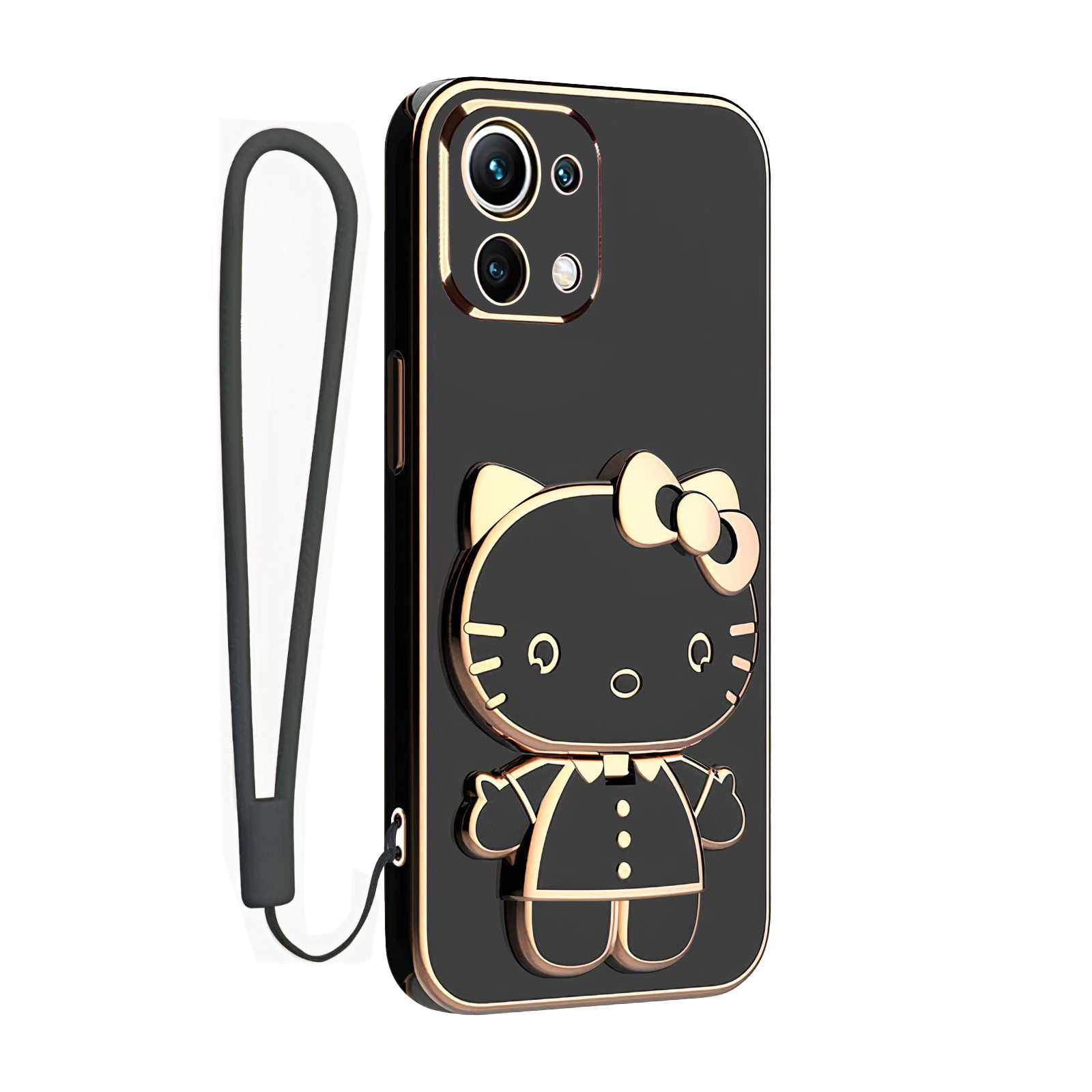 کاور اسپارتان مدل Kitty مناسب برای گوشی موبایل شیائومی Mi 11 Lite / Mi 11 Lite NE / Mi 11 Lite 5G به همراه بند نگهدارنده - Image 3