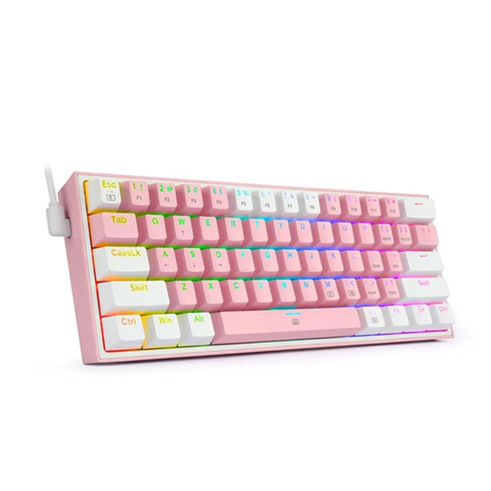 کیبورد گیمینگ ردراگون مدل K617 FIZZ، سوییچ مکانیکال قرمز، Tenkeyless، نورپردازی RGB - Image 16